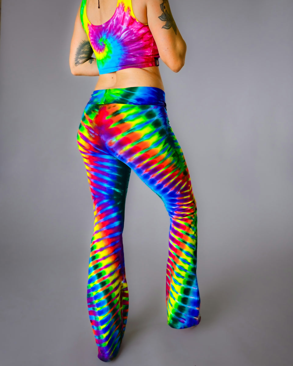 Rainbow Diamond DNA Yoga Pants – Dimple's Dyes