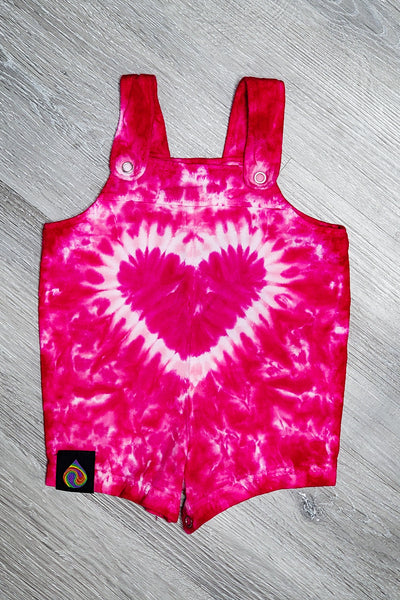 2T Pink Heart Club Infant Overall Romper