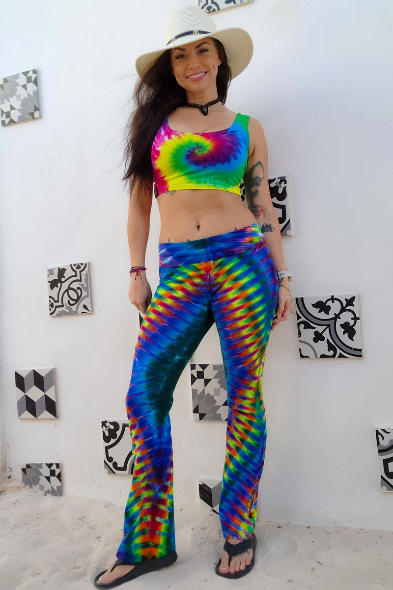 Rainbow Swirl Ultimate Harem Pants – Dimple's Dyes