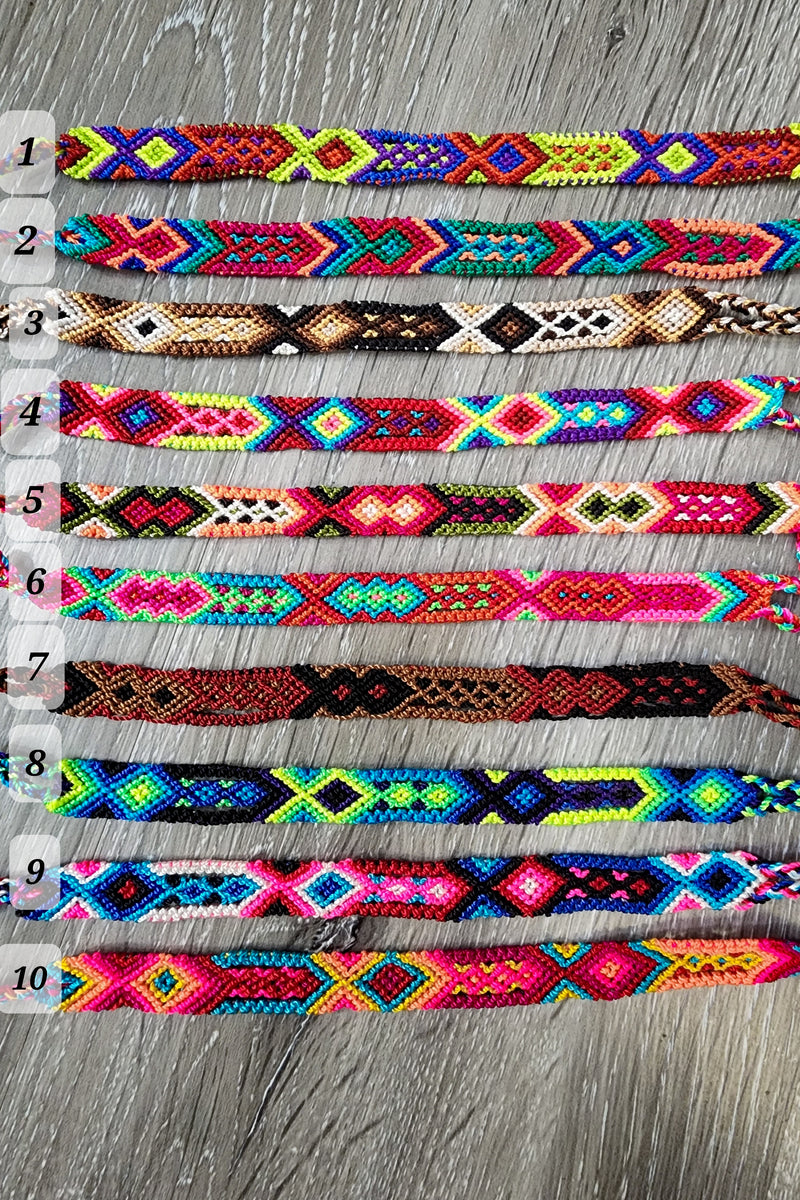 Choice of Friendship Bracelet (Small Group#1) – Dimple's Dyes