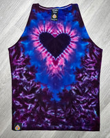 SMALL Glowing Heart Full Length Fitted Tank