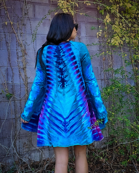 Small Electric Chill Cardigan OOAK