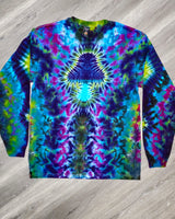 Small Electric Forest Mushroom Adult Long Sleeve