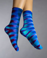 SMALL Bamboo Socks Electric Chill