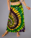 Jersey Knit Maxi Skirt Down to Earth Swirl
