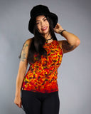 Mystic Inferno Fitted Tank Top