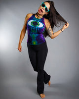 Electric Forest Eye Fitted Tank Top