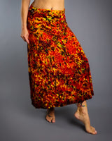 Mystic Inferno Jersey Knit Maxi Skirt