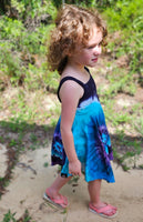 Electric Chill Cotton Asymmetric Kids Dress