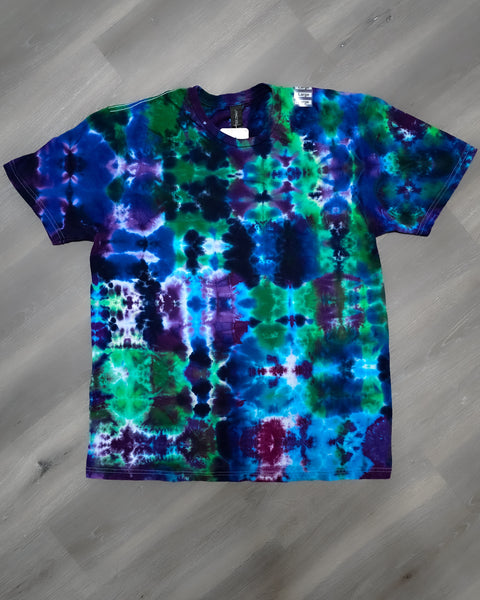 Large Glitchy Adult Short Sleeve Tee