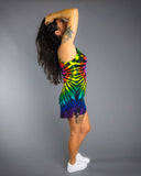 Midnight Rainbow Tank Dress Cover Up Tunic