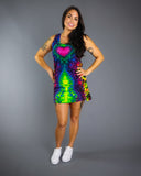 Love Midnight Rainbow Tank Dress Cover Up Tunic