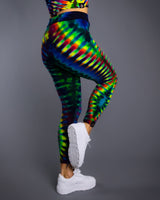 Rainbow Wigwag DNA Leggings