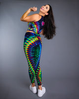 Rainbow Wigwag DNA Leggings