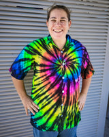 Midnight Rainbow Maui Button Down