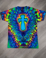 Rainbow Cross Adult Short Sleeve Tee