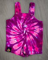 Magenta Swirl Infant Overall Romper