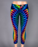 Rainbow Wigwag DNA Leggings