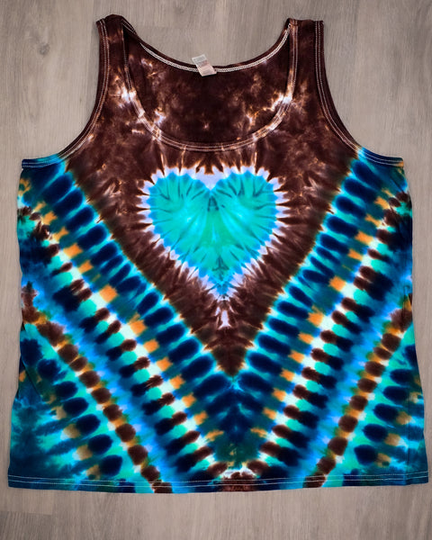 Clearance! XL Womens Heart Tank Top