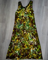 Clearance! XL Earthy Rayon Tank Dress Cover Up Dress