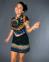 Earth Rainbow Mini Skort With Pockets