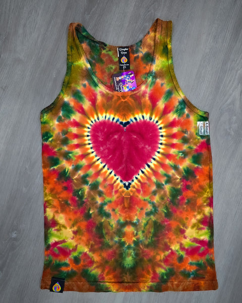 XSMALL Black Light Reactive Adult Tank Top
