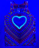 SMALL Sunrise Black Light Reactive Adult Tank