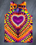 SMALL Sunrise Black Light Reactive Adult Tank