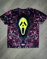 Blacklight Blood Red Ghostface Adult Short Sleeve