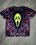 Blacklight Blood Red Ghostface Adult Short Sleeve