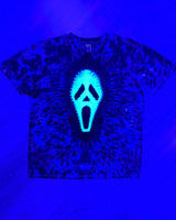 Blacklight Blood Red Ghostface Adult Short Sleeve