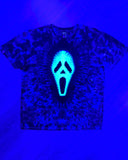 Blacklight Blood Red Ghostface Adult Short Sleeve