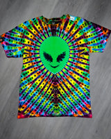 M Special Dark Rainbow We Come In Peace Adult Short Sleeve