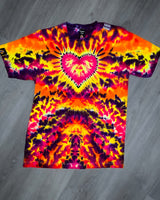 M BLACKLIGHT Sunrise Heart Adult Short Sleeve Tee
