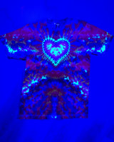M BLACKLIGHT Sunrise Heart Adult Short Sleeve Tee