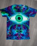 M BLACKLIGHT Eyeball Adult Short Sleeve
