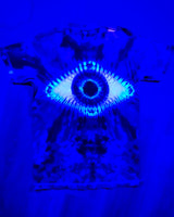 M BLACKLIGHT Eyeball Adult Short Sleeve