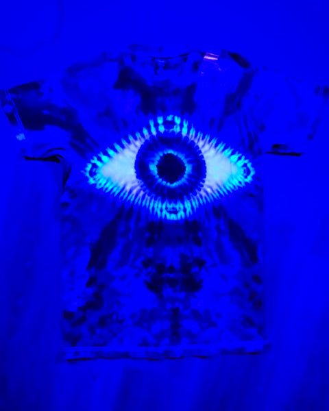 M BLACKLIGHT Eyeball Adult Short Sleeve