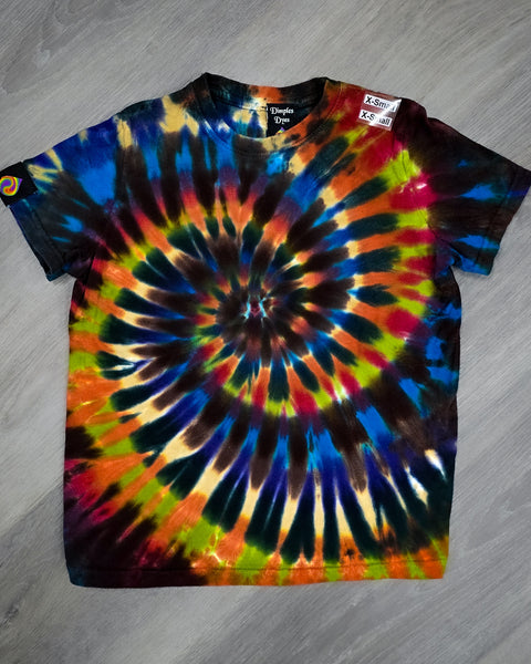 XS or L Kids Earth Rainbow Swirl Tshirt