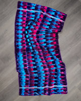 Magenta Lights Large Bath Towel