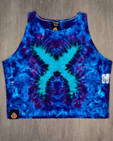 Large Blue eXcision "X" Mock Crop