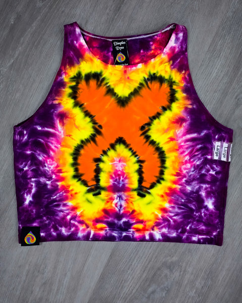 L or 3XL Sunrise eXcision "X" Mock Crop