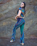 Earth Rainbow Diamond DNA Yoga Pants