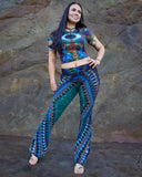 Earth Rainbow Diamond DNA Yoga Pants