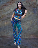 Earth Rainbow Diamond DNA Yoga Pants