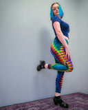 Rainbow Wigwag DNA Leggings