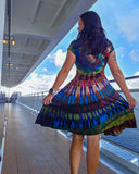 Earth Rainbow Swirl Perfect Dress