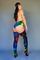 Midnight Rainbow One Piece Suit SMALL or XLARGE
