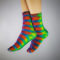 Crazy Rainbow SMALL Bamboo Socks