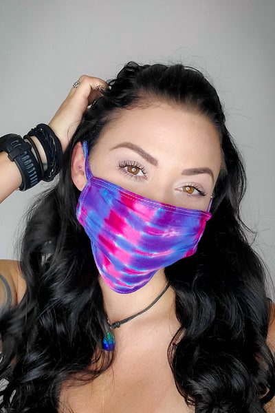Pink Berry Power Original Tie Dyed Face Mask